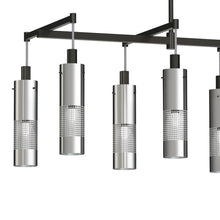 Load image into Gallery viewer, Grid 3 Linear Pendant Light in Detail.