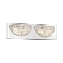 Load image into Gallery viewer, Modern Ice LED Vanity Wall Light (2-Light).