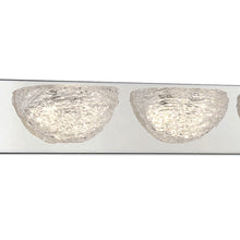 Load image into Gallery viewer, Modern Ice LED Vanity Wall Light in Detail.