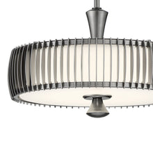 Load image into Gallery viewer, Night Moves LED Semi Flush Mount Ceiling Light in Detail.