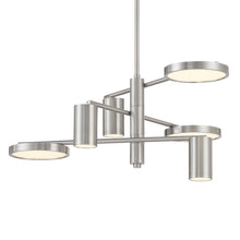 Load image into Gallery viewer, Swivel LED Chandelier in Detail.
