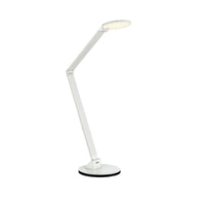 Load image into Gallery viewer, Task LED Table Lamp in White.