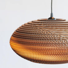 Load image into Gallery viewer, Disc Pendant Light in Detail.
