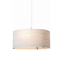 Load image into Gallery viewer, Drum Pendant Light in White (Small).
