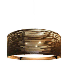 Load image into Gallery viewer, Drum Pendant Light in Natural (Large).