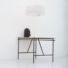 Load image into Gallery viewer, Drum Pendant Light in living room.