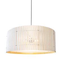 Load image into Gallery viewer, Kerflights Drum Pendant Light in Light Ash (33-Inch).