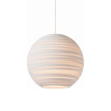 Load image into Gallery viewer, Moon Pendant Light in White (Medium).