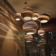 Load image into Gallery viewer, Moon Pendant Light in room.