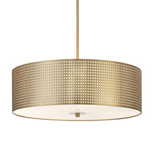 Load image into Gallery viewer, Grid Pendant Light in Detail.