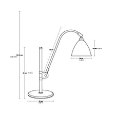 Load image into Gallery viewer, Bestlite BL1 Table Lamp - line drawing.