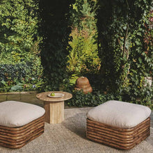 Load image into Gallery viewer, Bohemian Floor Lamp in Outside Area.
