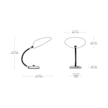 Load image into Gallery viewer, Cobra Table Lamp - line drawing.