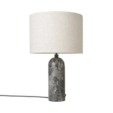 Load image into Gallery viewer, Gravity Table Lamp in Grey Marble (Canvas) (Large).