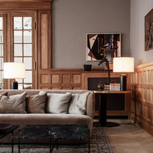 Load image into Gallery viewer, Gravity Table Lamp in living room.