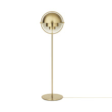 Load image into Gallery viewer, Multi-Lite Floor Lamp in Brass/Shiny Brass.