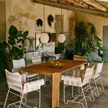 Load image into Gallery viewer, Satellite Outdoor Pendant Light in Outside Area.