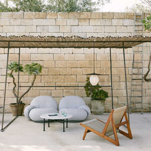 Load image into Gallery viewer, Satellite Outdoor Pendant Light in Outside Area.