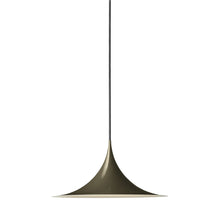 Load image into Gallery viewer, Semi Pendant Light in Dark Cocoa Glossy (Small).