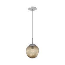 Load image into Gallery viewer, Aster LED Pendant Light in Classic Silver/Bronze/Floret Crystal.