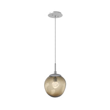 Load image into Gallery viewer, Aster LED Pendant Light in Classic Silver/Bronze/Zircon Crystal.