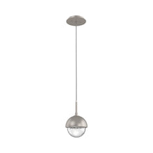 Load image into Gallery viewer, Cabochon LED Pendant Light in Beige Silver/Matching Finish.