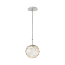 Load image into Gallery viewer, Gaia LED Pendant Light in Beige Silver/Amber (Medium).