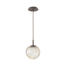 Load image into Gallery viewer, Gaia LED Pendant Light in Flat Bronze/Amber (Medium).