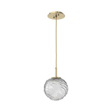 Load image into Gallery viewer, Gaia LED Pendant Light in Heritage Brass/Clear (Medium).