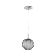 Load image into Gallery viewer, Gaia LED Pendant Light in Satin Nickel/Smoke (Medium).