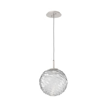 Load image into Gallery viewer, Gaia LED Pendant Light in Beige Silver/Clear (Large).