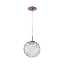 Load image into Gallery viewer, Gaia LED Pendant Light in Oil Rubbed Bronze/Clear (Large).
