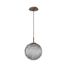 Load image into Gallery viewer, Gaia LED Pendant Light in Burnished Bronze/Smoke (Large).