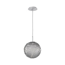 Load image into Gallery viewer, Gaia LED Pendant Light in Classic Silver/Smoke (Large).