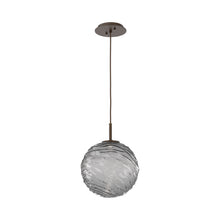 Load image into Gallery viewer, Gaia LED Pendant Light in Flat Bronze/Smoke (Large).
