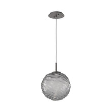 Load image into Gallery viewer, Gaia LED Pendant Light in Graphite/Smoke (Large).