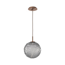 Load image into Gallery viewer, Gaia LED Pendant Light in Oil Rubbed Bronze/Smoke (Large).
