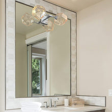 Load image into Gallery viewer, Gem LED Double Wall Light in bathroom.