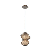 Load image into Gallery viewer, Mesa LED Pendant Light in Flat Bronze/Bronze.