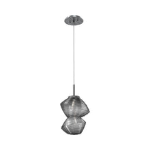 Load image into Gallery viewer, Mesa LED Pendant Light in Gunmetal/Smoke.