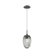 Load image into Gallery viewer, Meteo Pendant Light in Graphite/Smoke/Zircon Crystal (LED).