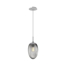 Load image into Gallery viewer, Meteo Pendant Light in Classic Silver/Smoke (E26 Bulb Base).