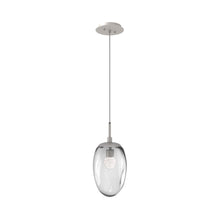 Load image into Gallery viewer, Meteo Pendant Light in Beige Silver/Clear/Floret Crystal (LED).