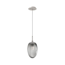 Load image into Gallery viewer, Meteo Pendant Light in Beige Silver/Smoke/Floret Crystal (LED).