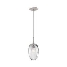 Load image into Gallery viewer, Meteo Pendant Light in Beige Silver/Clear/Zircon Crystal (LED).