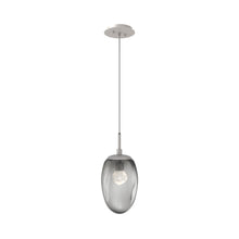 Load image into Gallery viewer, Meteo Pendant Light in Beige Silver/Smoke/Zircon Crystal (LED).