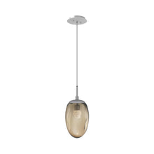 Load image into Gallery viewer, Meteo Pendant Light in Classic Silver/Bronze/Floret Crystal (LED).