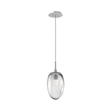 Load image into Gallery viewer, Meteo Pendant Light in Classic Silver/Clear/Floret Crystal (LED).