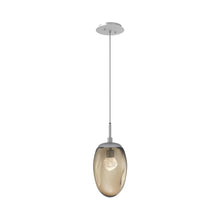 Load image into Gallery viewer, Meteo Pendant Light in Classic Silver/Bronze/Zircon Crystal (LED).