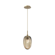 Load image into Gallery viewer, Meteo Pendant Light in Gilded Brass/Bronze/Zircon Crystal (LED).